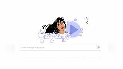 गूगल ने डूडल के जरिये गायिका सेलीना क्विंटेनिला को किया याद