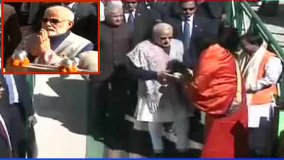 PM Narendra Modi visits Kedarnath Shrine 