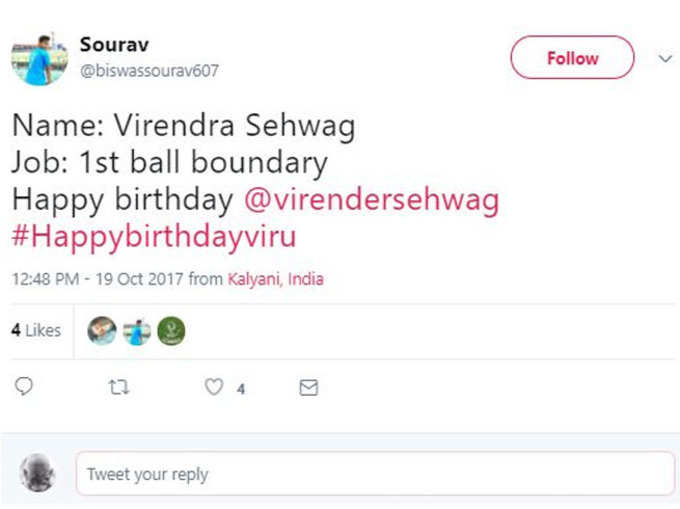 Happy Birthday Virender Sehwag