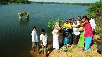 ನ್ಯಾಮನಹಳ್ಳಿ ಕೆರೆಗೆ ಬಾಗಿನ ಅರ್ಪಣೆ