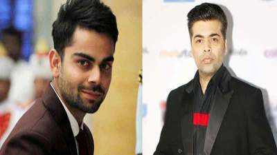 Karan Johar wants to sign Virat Kohli for a movie? 