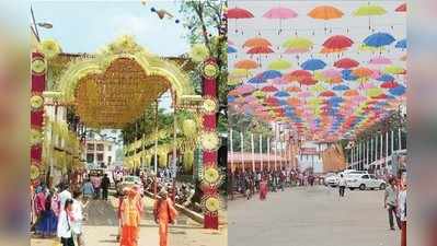 ಪ್ರಧಾನಿ ಮೋದಿ ಸ್ವಾಗತಕ್ಕೆ ಸಜ್ಜಾದ ಧರ್ಮಸ್ಥಳ