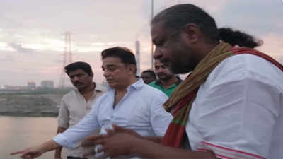 Kamal Haasan visits Ennore Creek to take up fishermens issues 