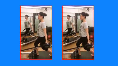 Watch: Kareena Kapoor’s baby workout for abs 