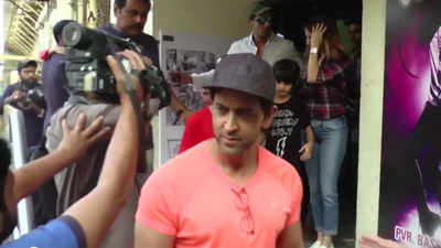 Hrithik Roshan and Sussanne Khan spotted on a movie date with kids 