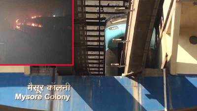 Mumbai: Monorail services hit after fire in 2 coaches at Mysore Colony station 