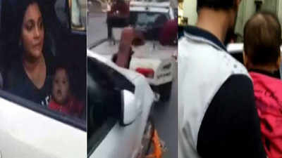 Mumbai car towing case: Did woman use baby to escape fine? 