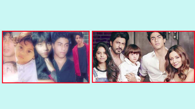 Aryan Khans transformation from SRKs baby to Gauri Khans handsome boy 