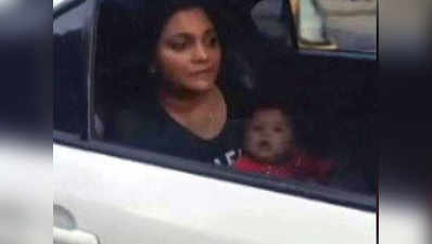 मुंबई कार विवाद: नए विडियो में दिखा महिला का ड्रामा, कार के बाहर था बच्चा!