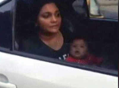 मुंबई कार विवाद: नए विडियो में दिखा महिला का ड्रामा, कार के बाहर था बच्चा!
