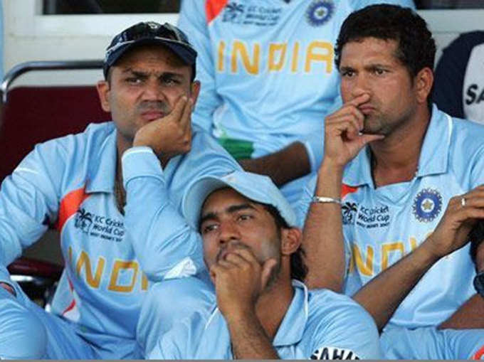 2007 वर्ल्ड कप में टीम इंडिया का खराब प्रदर्शन
