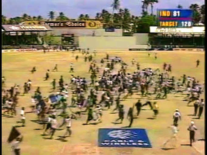 1997 बारबाडोस टेस्ट में टीम इंडिया की धुनाई