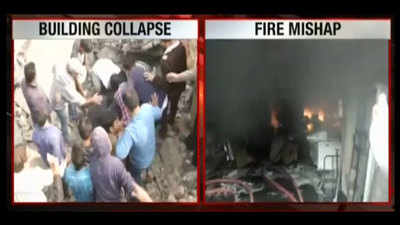 Ludhiana: Multi-storey building collapses after major fire, several feared trapped 