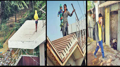 Defunct escalators, missing hand railings - The sorry state of foot-over-bridges in Delhi 