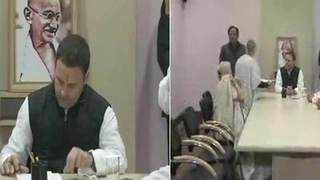 Rahul Gandhi files nomination for Congress president 