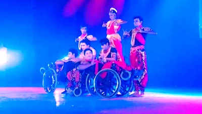 Watch: Differently-abled perform Bharatnatyam on wheelchairs 