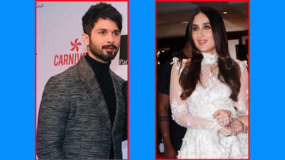 Shahid, Kareena share a light moment between them 