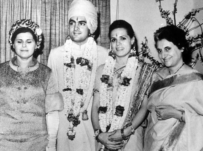 22 साल की उम्र में राजीव गांधी से शादी