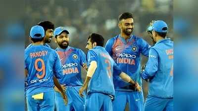 1st T20: শ্রীলঙ্কাকে দুরমুশ করে ৯৩ রানে জয় ভারতের