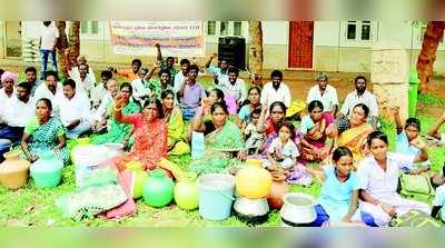 ಹಂದಿ ಜೋಗಿಗಳಿಗೆ ಸೌಲಭ್ಯ ಕಲ್ಪಿಸಲು ಆಗ್ರಹಿಸಿ ಪ್ರತಿಭಟನೆ