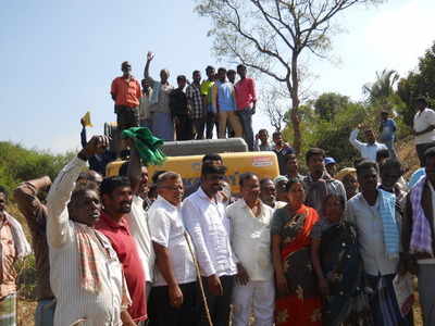 ಎತ್ತಿನಹೊಳೆ ಕಾಮಗಾರಿಗೆ ಪ್ರತಿಭಟನೆ ಬಿಸಿ