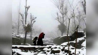कश्मीर में शीतलहर का कहर जारी, लेह रहा सबसे ठंडा