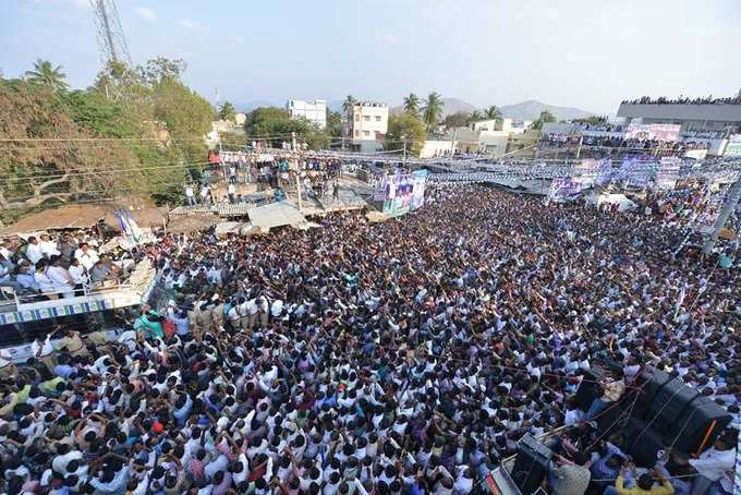 కిరణ్ నియోజకవర్గంలో జగన్ పాదయాత్ర