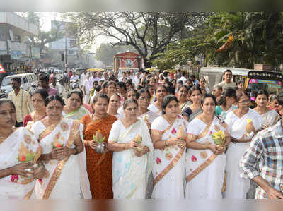 ನಗರಕ್ಕೆ ಆಗಮಿಸಿದ ಪ್ರಭಾವನ ರಥಯಾತ್ರೆ