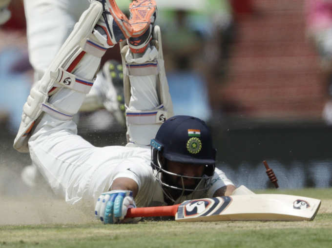 सेंचुरियन टेस्ट की दोनों पारियों में रन आउट