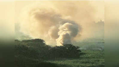 एक महीने के अंदर दूसरी बार बेलांदुर झील ने पकड़ी आग
