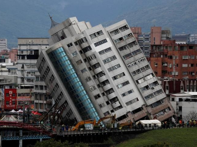 ताइवानः भूकंप में मरने वालों की संख्या 17 हुई