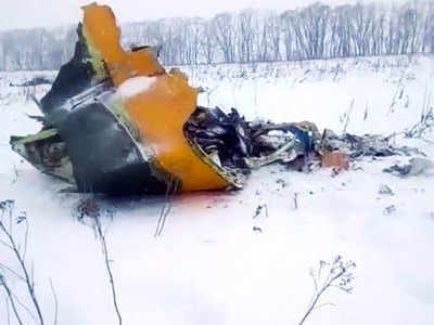 रशियन विमान कोसळून ७१ मृत्यू