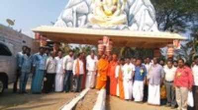 ಕೈಲಾಸ ಶಿವನ ಪ್ರತಿಮೆ ಲೋಕಾರ್ಪಣೆ