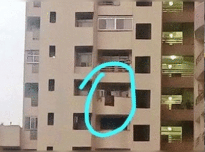 10वीं मंजिल से गिरकर तड़पती रही थी बच्ची, कोई मदद को आगे नहीं आया