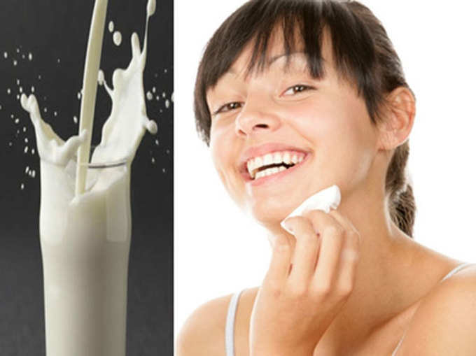 त्वचा को रिपेयर करता है दूध