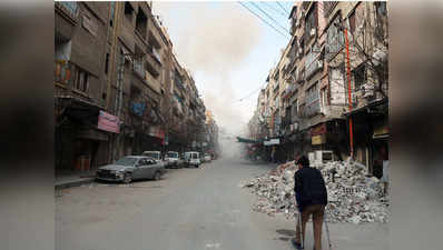 सीरिया: युद्धविराम प्रस्ताव के बावजूद जारी बमबारी