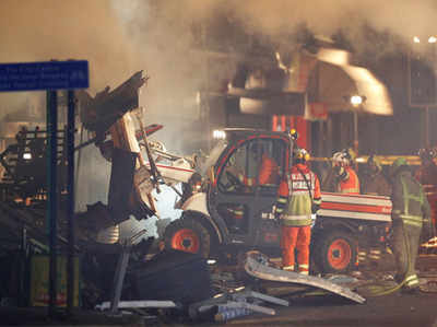 ब्रिटेन में हुआ भयंकर विस्फोट, 6 लोग घायल