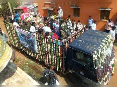 ಹುತಾತ್ಮ ಬೀದರ್‌ ಯೋಧನ ಅಂತ್ಯಕ್ರಿಯೆ