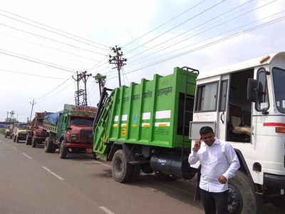 अहमदनगरमध्येही पेटला कचराप्रश्न