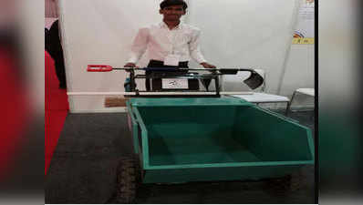 मथुरा: छात्र ने बनाया कूड़ा उठाने वाली मैन्‍युअल मशीन, मंत्री संग क‍िया ड‍िनर