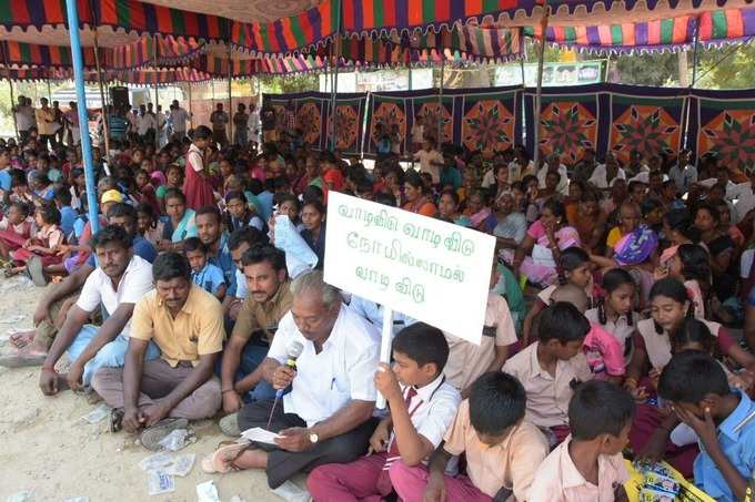 ஸ்டெர்லைட்டுக்கு எதிராக வெடித்த போராட்டம்