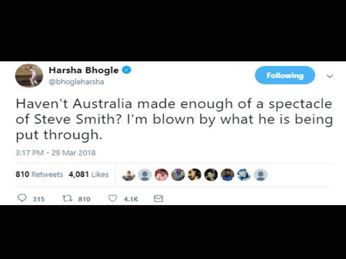 ऑस्ट्रेलिया ने स्मिथ को प्रदर्शनी बना दिया है: हर्षा भोगले