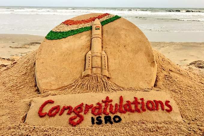 isro sand art