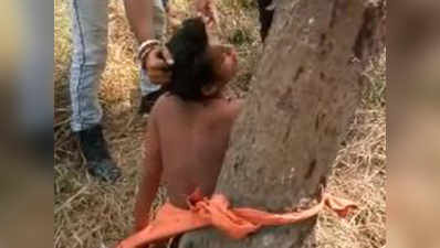 यूपी: बकाया मांगने पर दबंगों ने युवक को पेड़ में बांधकर पीटा, पेशाब भी पिलाया