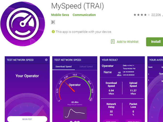 ​MySpeed(TRAI)