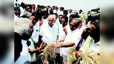 ಭತ್ತದ ಬೆಳೆಗಾರರೊಂದಿಗೆ ಬಿಎಸ್‌ವೈ ಸಂವಾದ