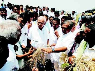 ಭತ್ತದ ಬೆಳೆಗಾರರೊಂದಿಗೆ ಬಿಎಸ್‌ವೈ ಸಂವಾದ