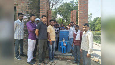 जौनपुर में जयंती से एक द‍िन पहले तोड़ी गई भीमराव आंबेडकर की मूर्ति