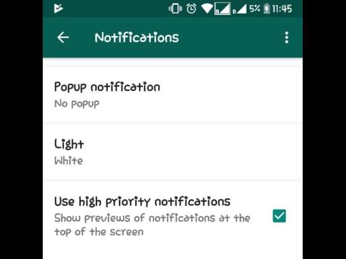 whatsapp high priority