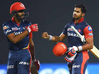 IPL 2018: दिल्ली डेयरडेविल्स की 55 रनों की जीत में हीरो रहे कप्तान श्रेयस अय्यर
